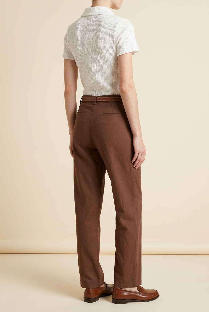 PANTALON LINO CON CINTO