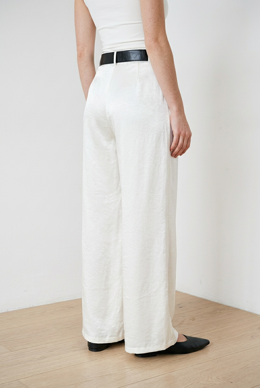 PANTALON BLANCO CINTO
