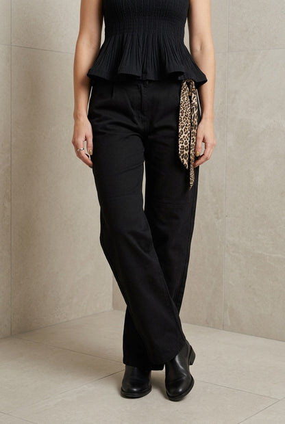 JEANS NEGROS PAÑUELO