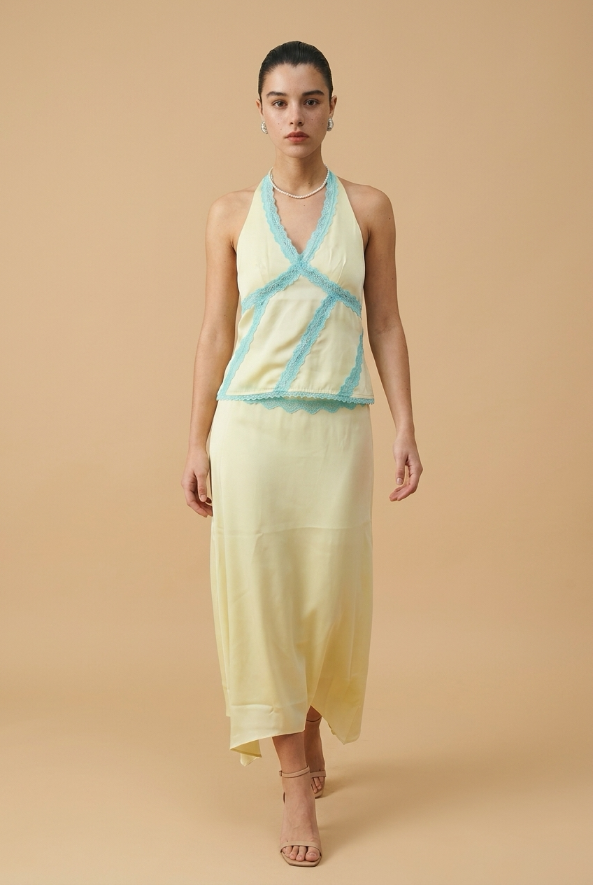 SET BUTTER YELLOW AQUA