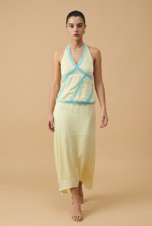 SET BUTTER YELLOW AQUA