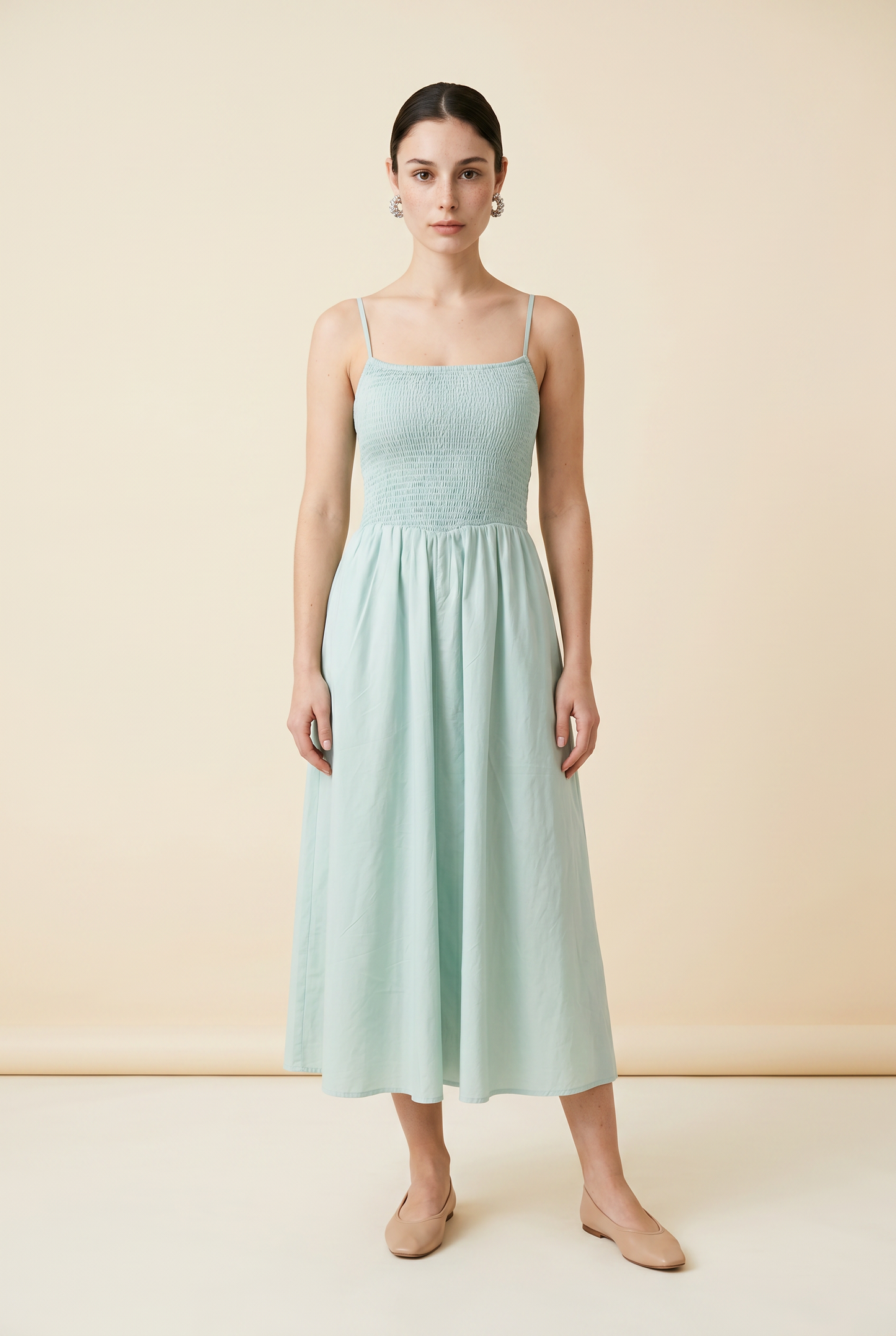 VESTIDO MIDI RESORTE