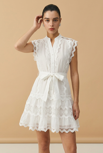 VESTIDO BLANCO CORTO