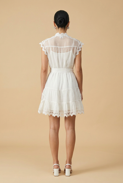 VESTIDO BLANCO CORTO