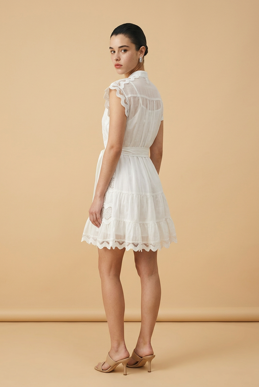 VESTIDO BLANCO CORTO