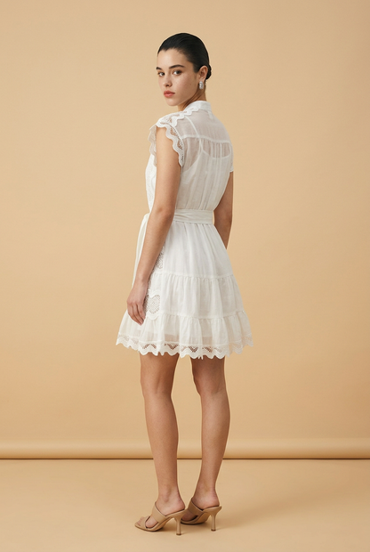 VESTIDO BLANCO CORTO