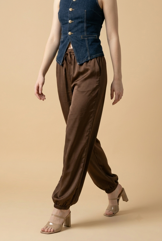 JOGGER SATINADOS RESORTE