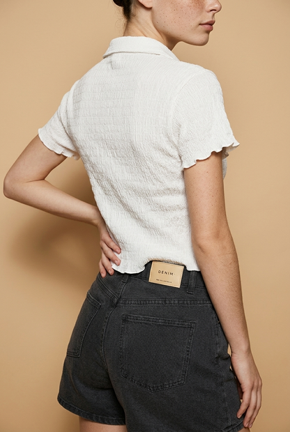 SHORT GRIS Y DENIM