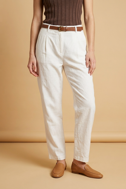 PANTALON LINO CON CINTO