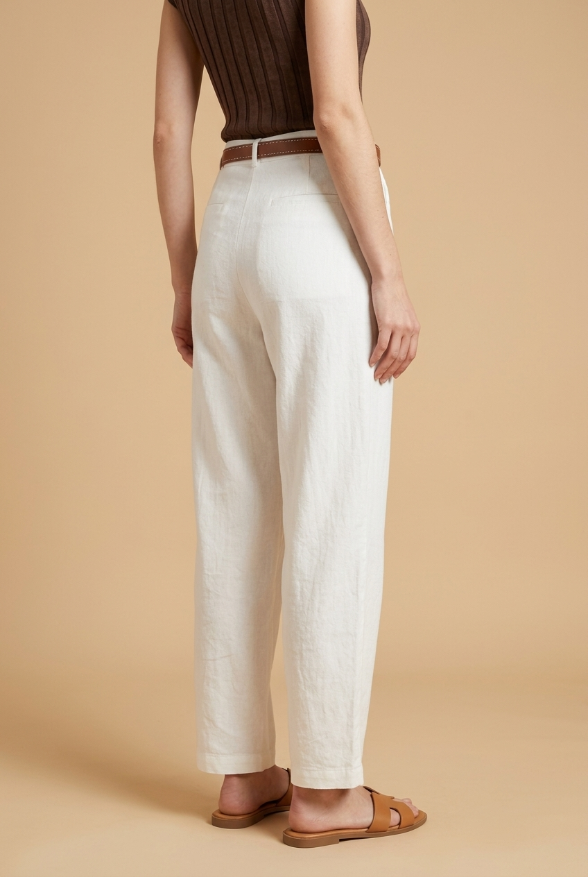 PANTALON LINO CON CINTO