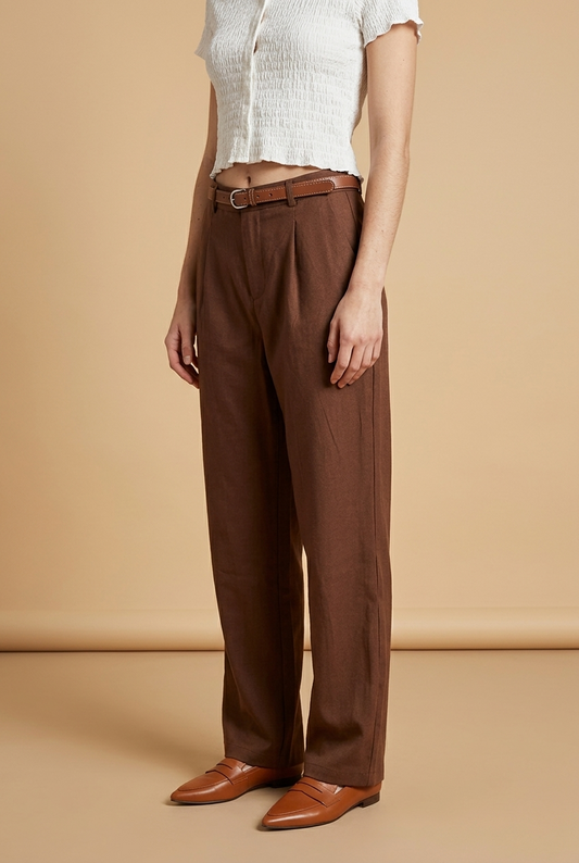 PANTALON LINO CON CINTO