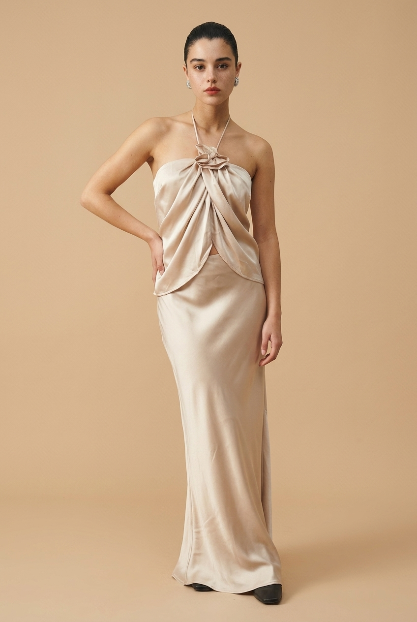 SET CHAMPAGNE FLOR