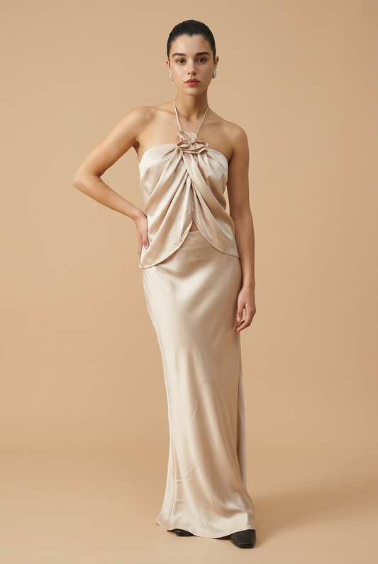 SET CHAMPAGNE FLOR