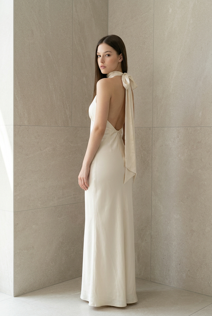 VESTIDO LARGO IVORY