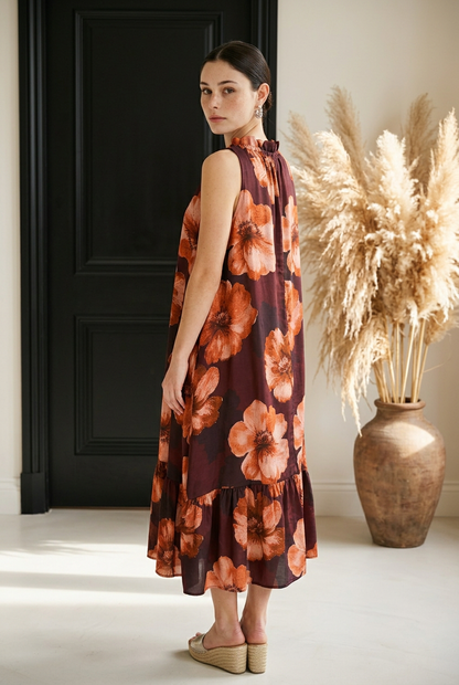 VESTIDO FLORES OTOÑALES
