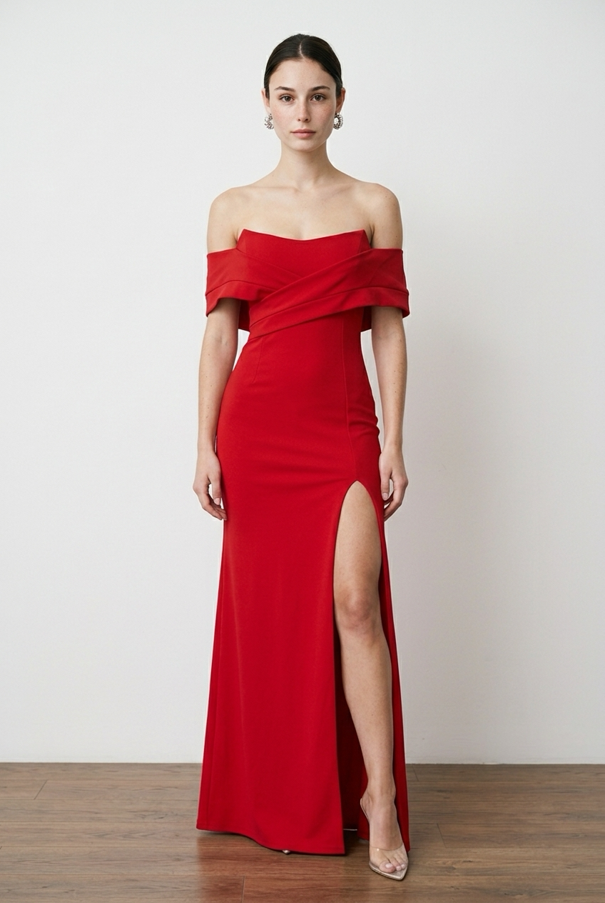 VESTIDO ROJO OTS