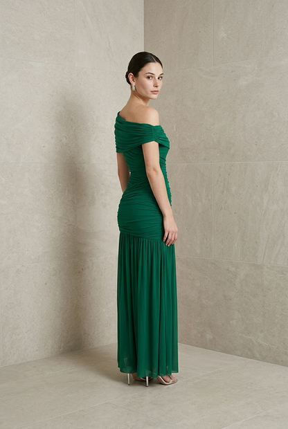 VESTIDO OTS MESH VERDE
