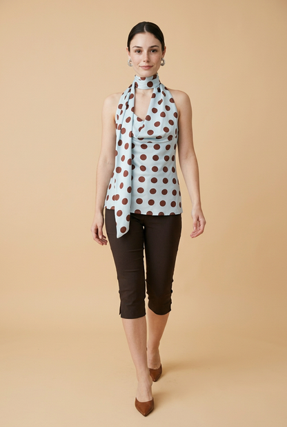 BLUSA POLKA DOTS AZUL
