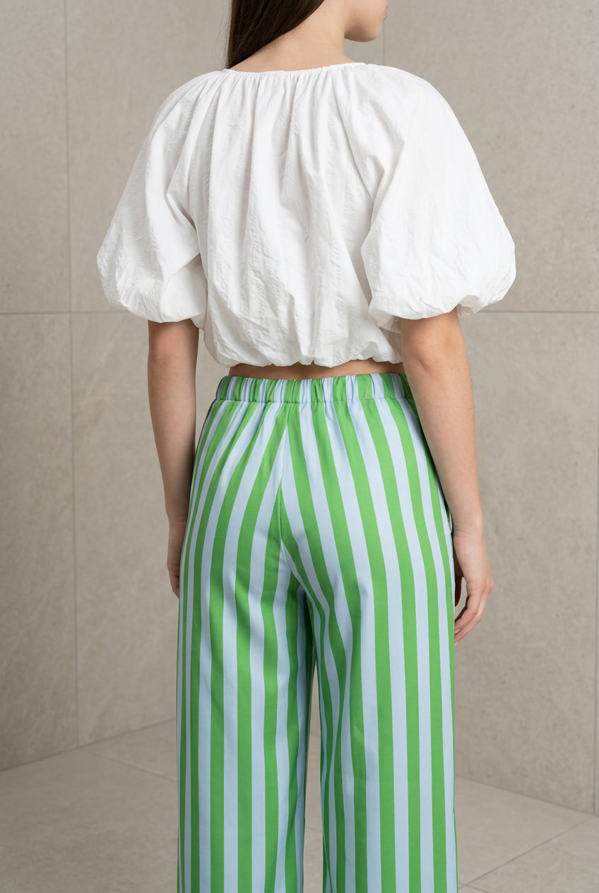 PANTALON RAYAS VERDE AZUL