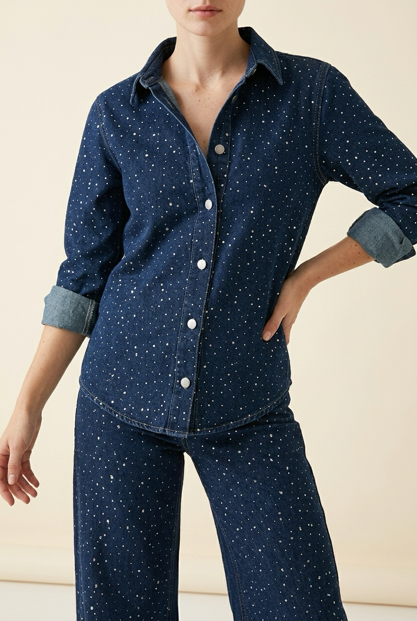SET DENIM BRILLOS