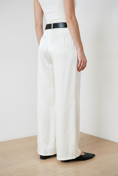 PANTALON BLANCO CINTO