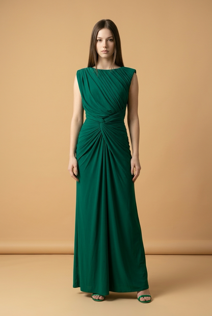 VESTIDO VERDE PLAIN NUDO
