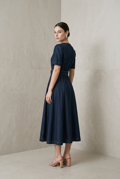 VESTIDO DENIM MC