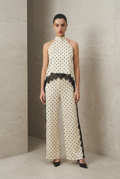 SET POLKA DOTS IVORY