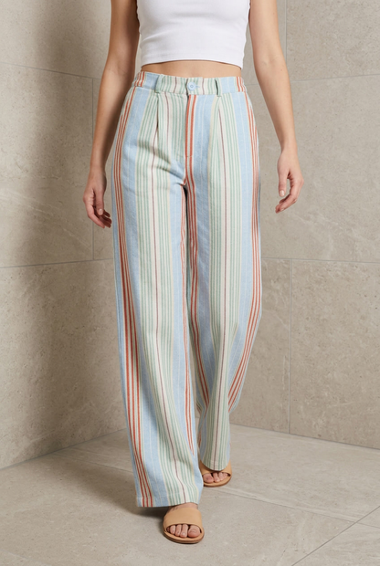 PANTALON RAYAS AZUL CIELO