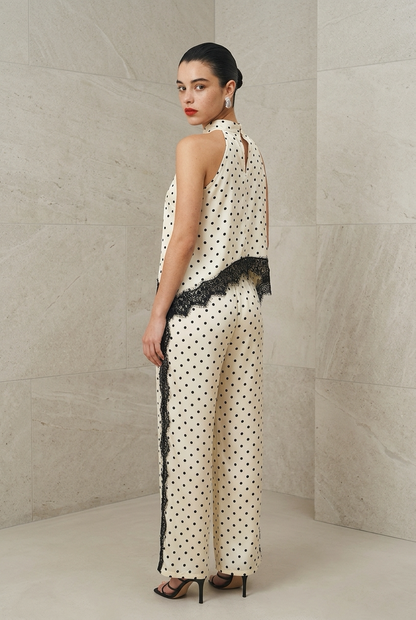 SET POLKA DOTS IVORY