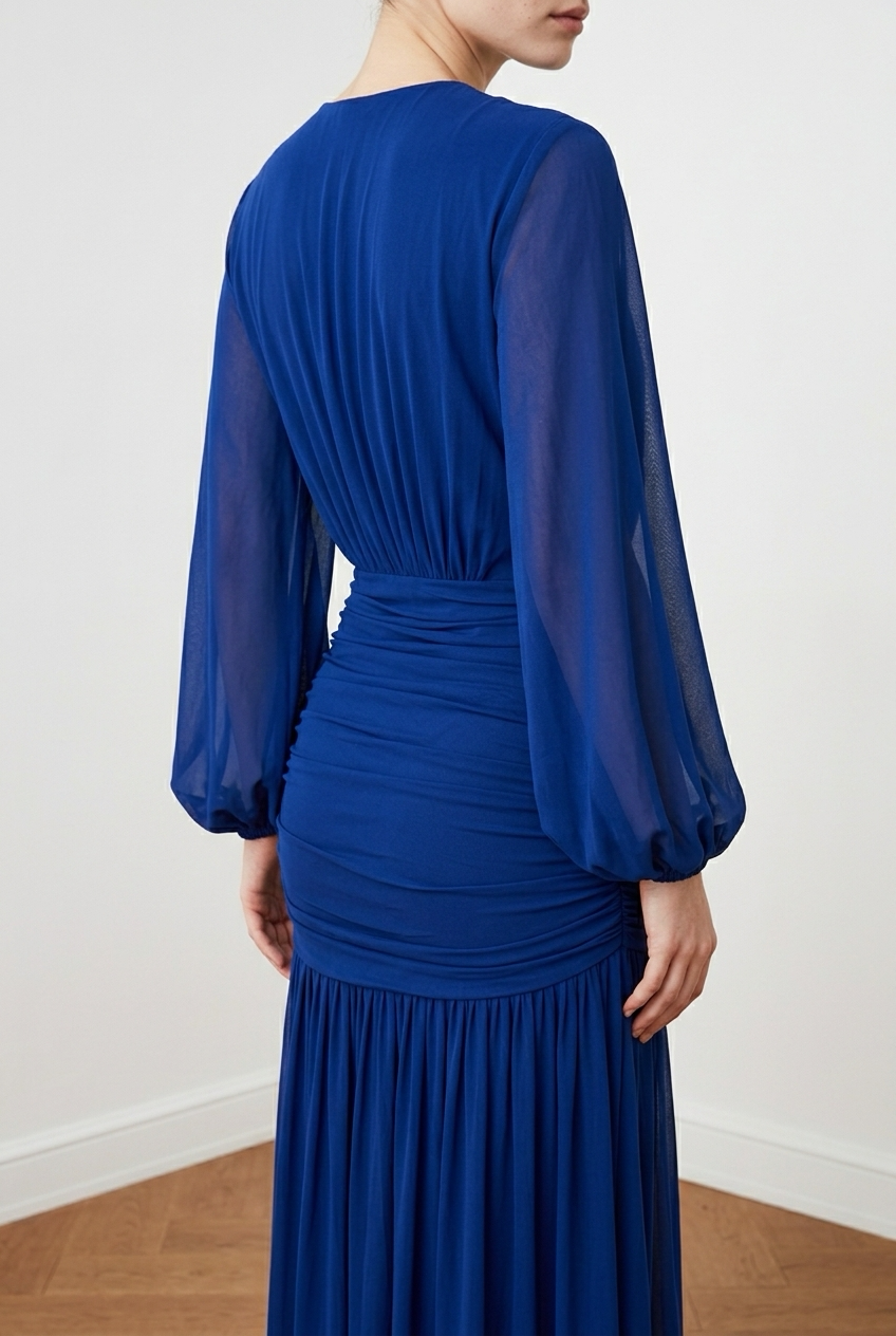 VESTIDO ML AZUL
