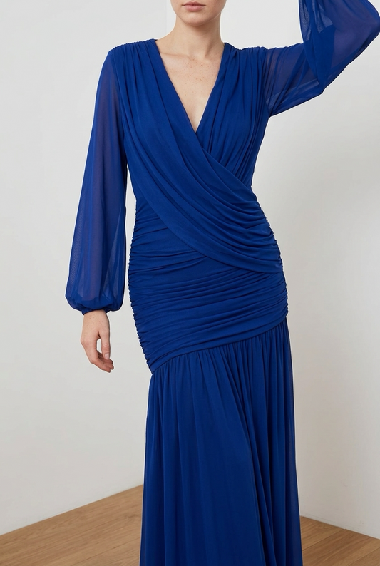 VESTIDO ML AZUL
