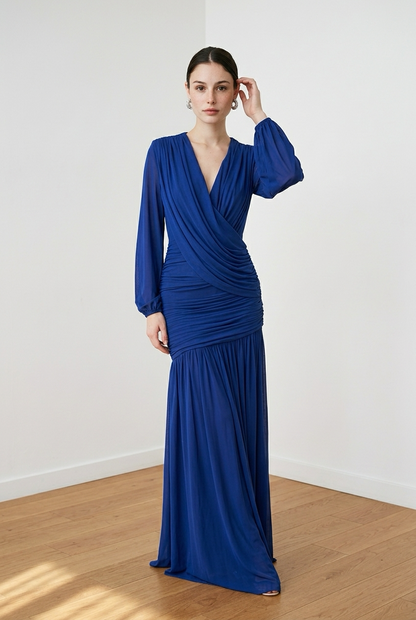 VESTIDO ML AZUL