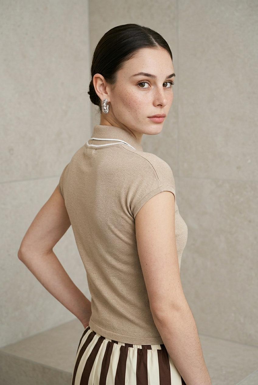 BLUSA LAZO CUELLO