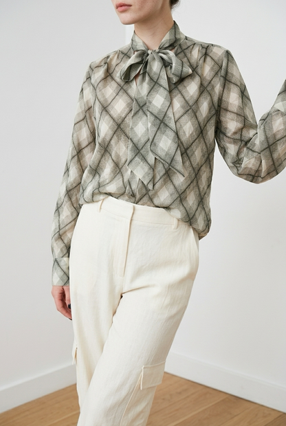 BLUSA ML PRINT CUADROS