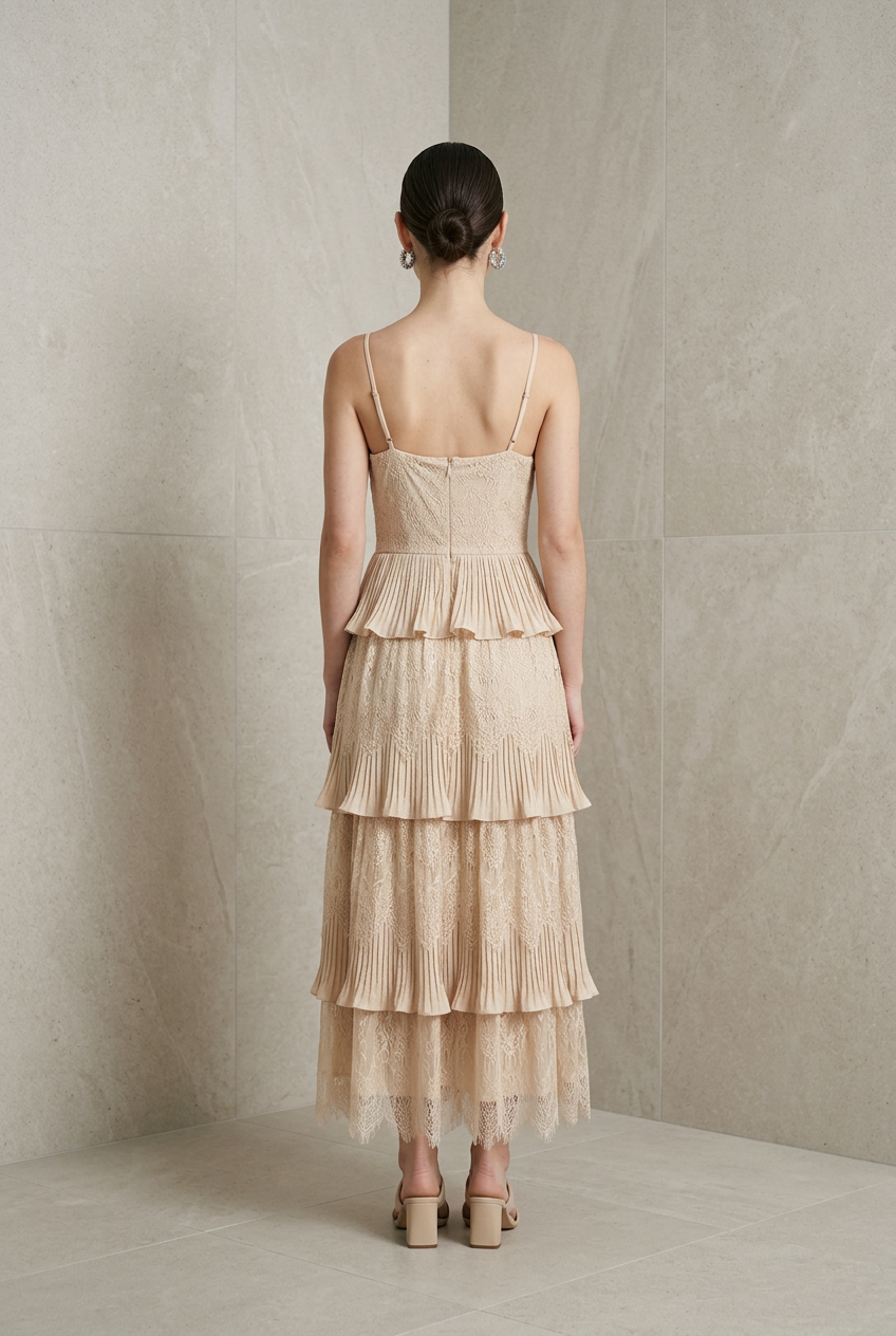 VESTIDO MIDI CAPAS