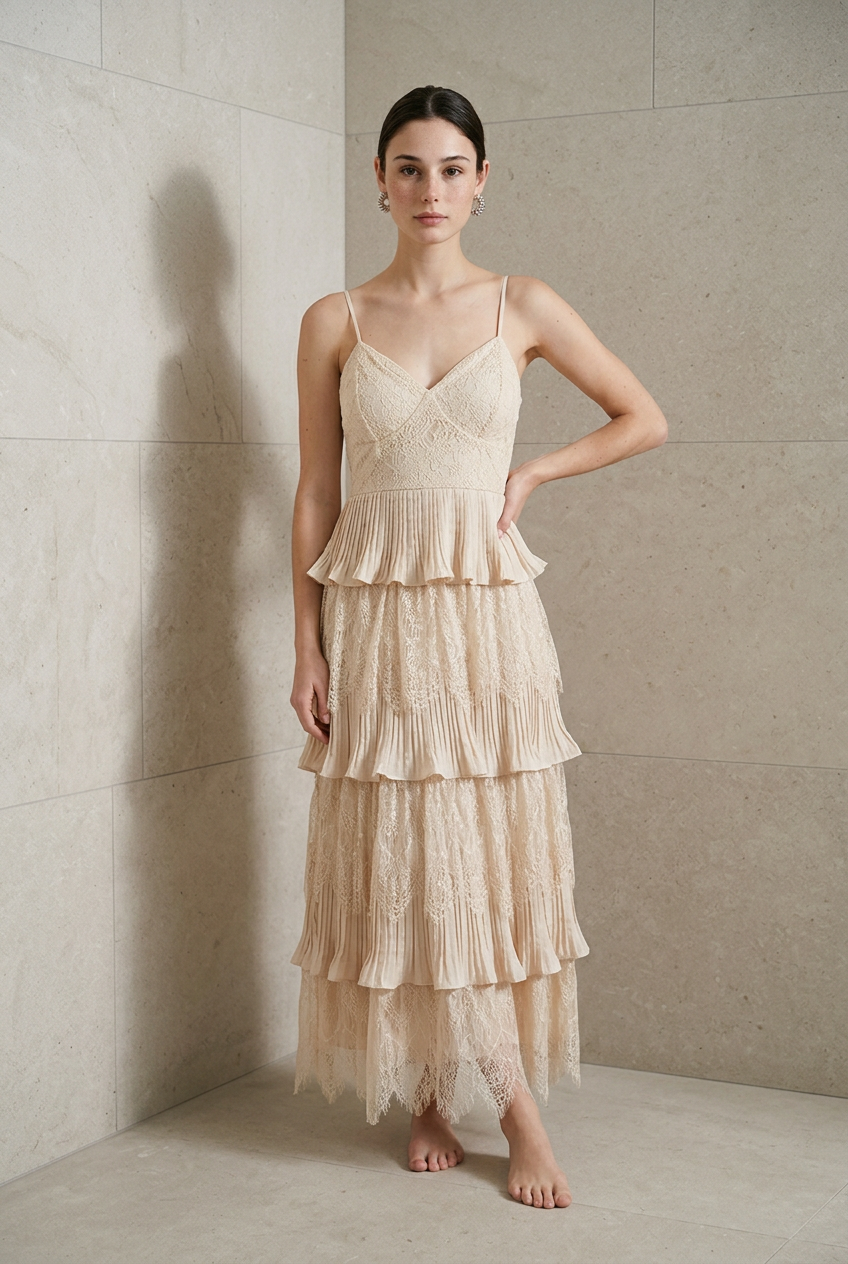 VESTIDO MIDI CAPAS