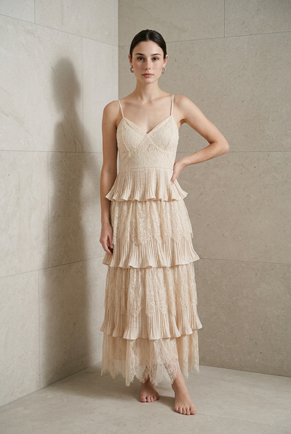 VESTIDO MIDI CAPAS