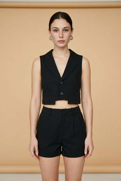 SET BEIGE Y NEGRO