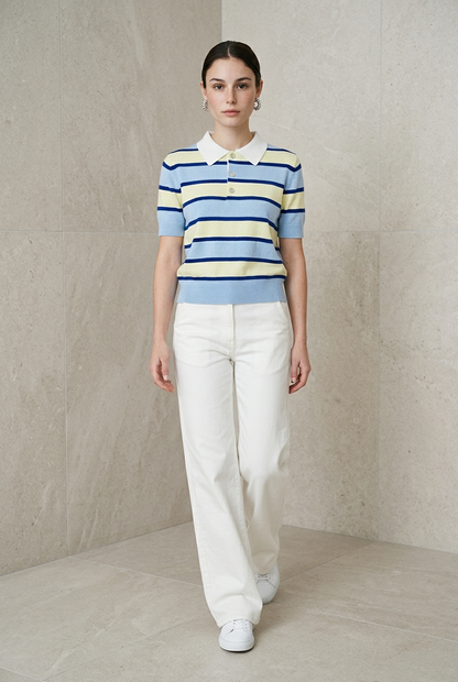BLUSA TIPO POLO RAYAS