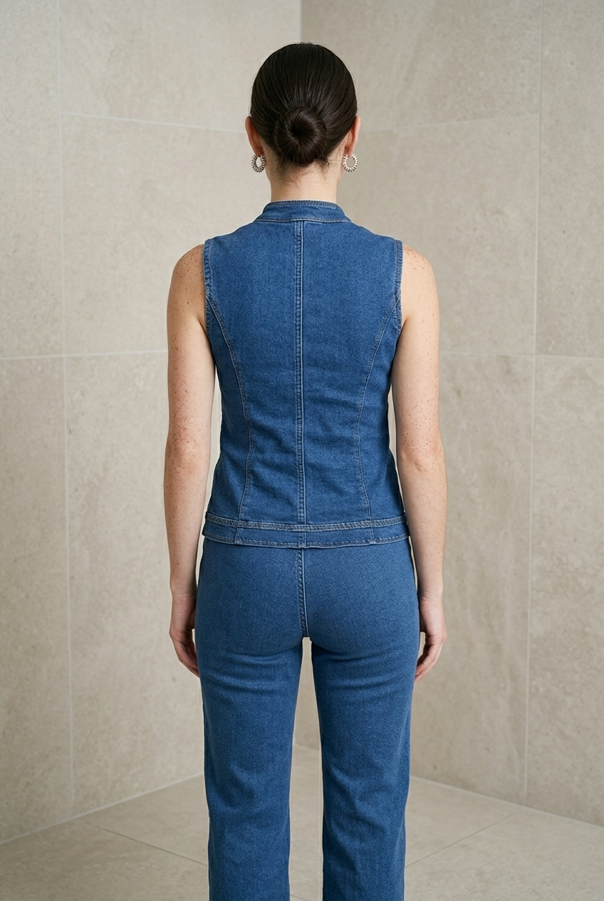 CONJUNTO NAPOLEON DENIM CLARO